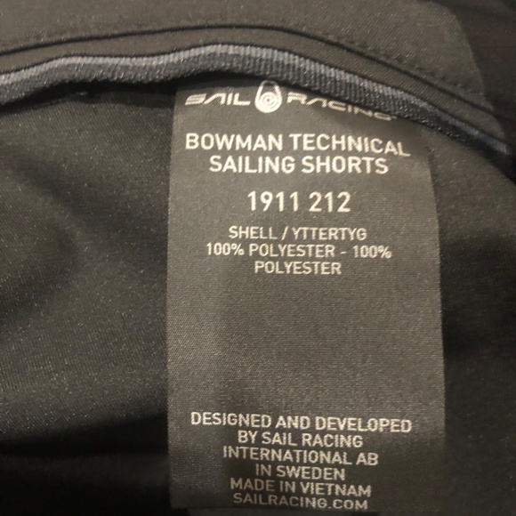 Sail GP Bowman Technical Sailing Shorts - Picture 5 of 7
